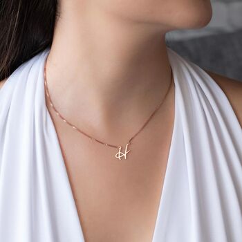 Dainty Initial Necklace, 6 of 10