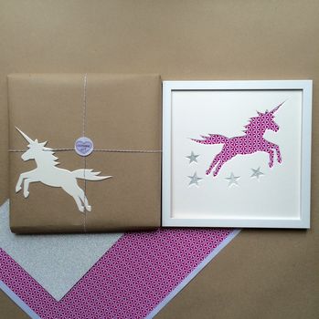 Unicorn Cut Out Bedroom Picture, 4 of 12