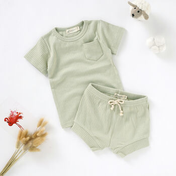 Organic Cotton Short Sleeve Coord Sets, 4 of 7