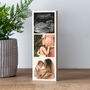 Mother's Day Triple Photo Wooden Block, thumbnail 1 of 2