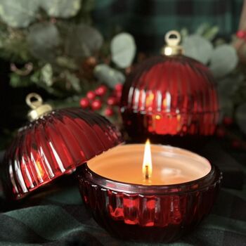 Christmas Bauble Candle Christmas Spice, 4 of 4