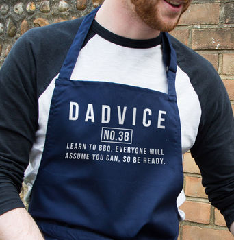 Dad To Be 'Dadvice Bbq' Men's Apron, 3 of 9