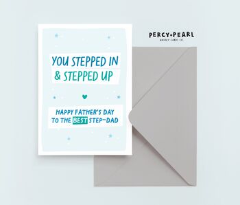 Stepped In Step Dad Father's Day Card, 4 of 4