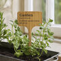 Garden Definition Wooden Plant Marker | Garden Accessory | Plant Sign | Gift For Plant Lovers | Gardening Gift, thumbnail 1 of 2
