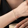 Natural Moonstone Beaded Bracelet, thumbnail 1 of 6