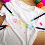 Personalised Children's Make Your Own Colour In T Shirt, thumbnail 4 of 4