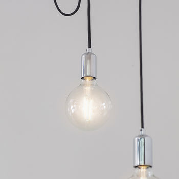 Six Bulb Industrial Pendant Light, 3 of 4