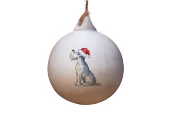 Schnauzer Ceramic Bauble, 2 of 2