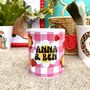 Personalised Gingham Picnic Candle, thumbnail 3 of 3