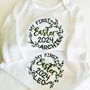 Personalised 1st Easter Baby Vest, thumbnail 1 of 2