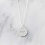 Sterling Silver Rose Gold Plated Monogram Necklace, thumbnail 3 of 7