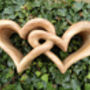 Wooden Entwined Hearts Valentine's Day Gift, thumbnail 5 of 5