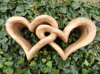 Wooden Entwined Hearts Valentine's Day Gift, 5 of 5
