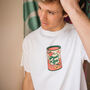 Peach And Love Men's Slogan T Shirt, thumbnail 1 of 7