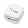 Personalised Summer Style White Jewellery Case, thumbnail 6 of 9