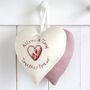 Personalised Hanging Heart Engagement Gift, thumbnail 8 of 12