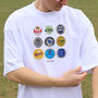 West Brom Football Beer Mats Oversized T Shirt, thumbnail 4 of 10