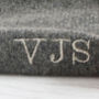 Pure Cashmere Mens Personalised Scarf, thumbnail 4 of 5