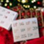 Personalised Advent Calendar – 24 Engraved Glass Baubles, thumbnail 2 of 8