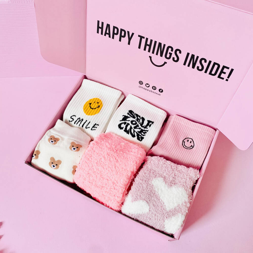 Socks Gift Box By Happy Boxx