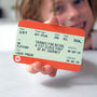 Personalised 'Thank You Teacher' Train Ticket Keepsake, thumbnail 3 of 6