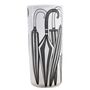 45cm Black White Ceramic Umbrella Stand Holder, thumbnail 1 of 2