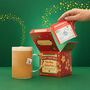 Red Christmas Tea Gift Cube, thumbnail 1 of 6