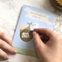 Baby Gender Announcement Reveal Stork Scratch Card, thumbnail 4 of 6