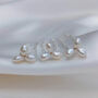 Lola Small Pearl Cluster Hair Pins, thumbnail 3 of 3