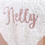 Personalised Lamb Baby Comforter, thumbnail 2 of 6