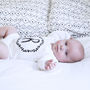 Personalised New Baby Initial Babygrow, thumbnail 3 of 4