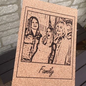Customised Photograph Pin Board | Gift | Cork Board, 5 of 7