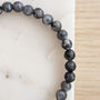 Men's Bracelet In Norwegian Moonstone And Silver, thumbnail 7 of 7