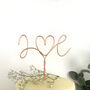 Couples Initials Wedding Cake Topper, thumbnail 1 of 3