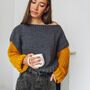 Knit Your Own Beginners Boatneck Jumper Kit, thumbnail 9 of 12