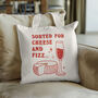 'Sorted For Cheese And Fizz' Tote Bag, thumbnail 3 of 3