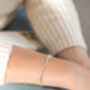 Through Thick And Thin Silver Plated Friendship Bracelet, thumbnail 6 of 9
