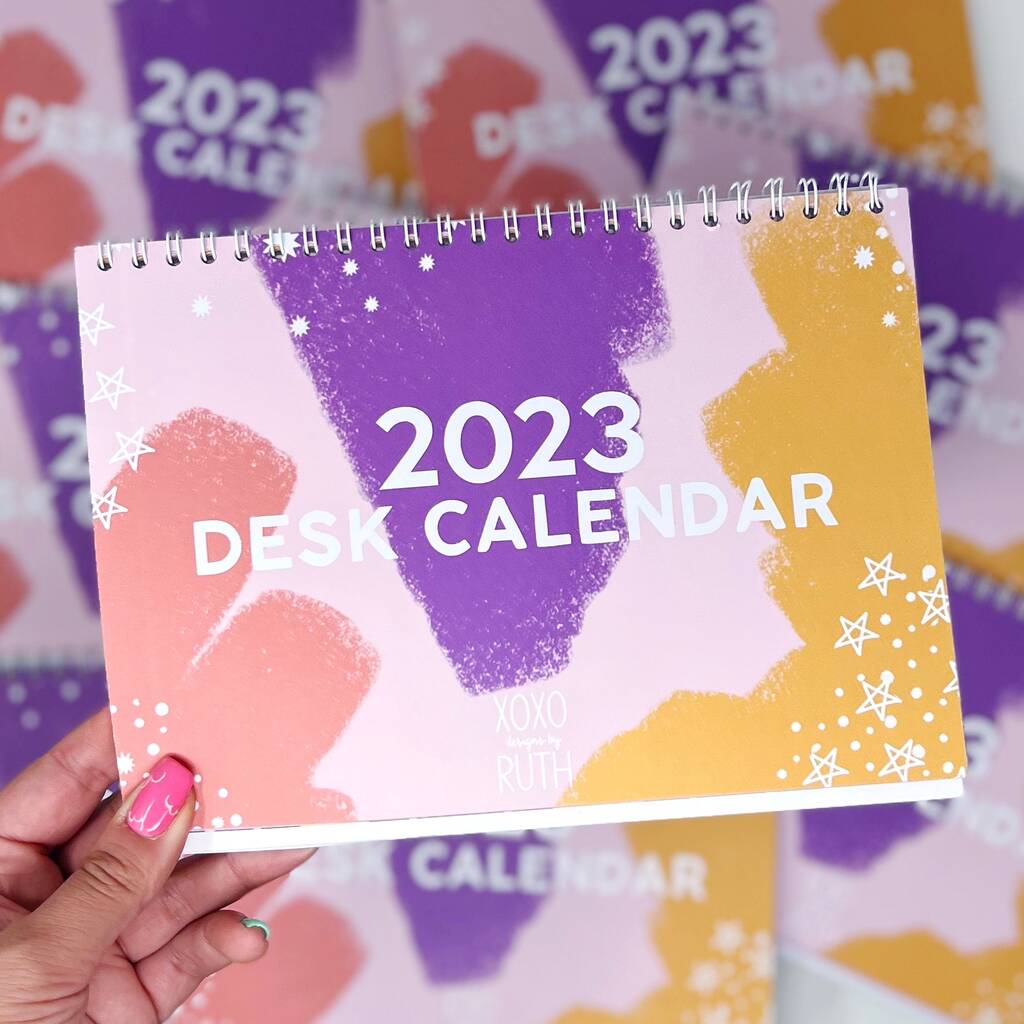 2023 A5 Desk Calendar, 1 of 12