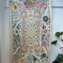 Hand Embroidered Pastel Suzani Throw Bedspread, thumbnail 1 of 2