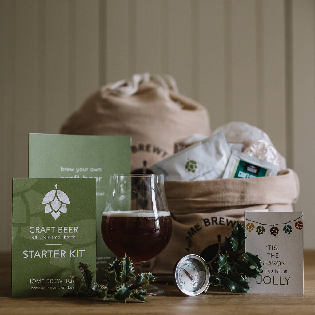 Christmas Craft Beer Brewing Gift Kit By Home Brewtique | notonthehighstreet.com