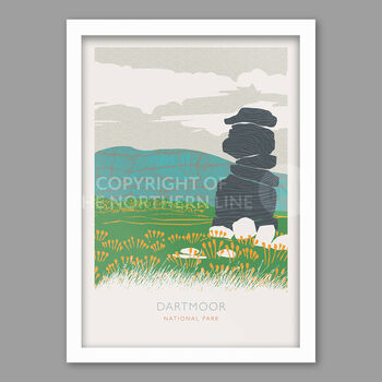 Dartmoor National Park Poster Print, 4 of 5