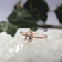 Odele 9ct Rose Gold Marquise Moonstone Ring, thumbnail 6 of 8