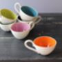 Handmade Porcelain Tea Or Coffee Cup, thumbnail 3 of 11