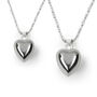 Mum And Daughter Heart Necklace Set, thumbnail 1 of 3