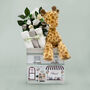 Georgie Giraffe Welcome Hamper, Blue, thumbnail 3 of 7