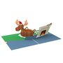 Rudeolph The Red Knobbed Reindeer 3D Pop Up Xmas Card, thumbnail 8 of 8