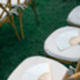 White Wedding Fans – Pack Of 10, thumbnail 3 of 4