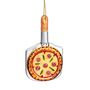 Pizza On Board Shaped Bauble, thumbnail 1 of 2