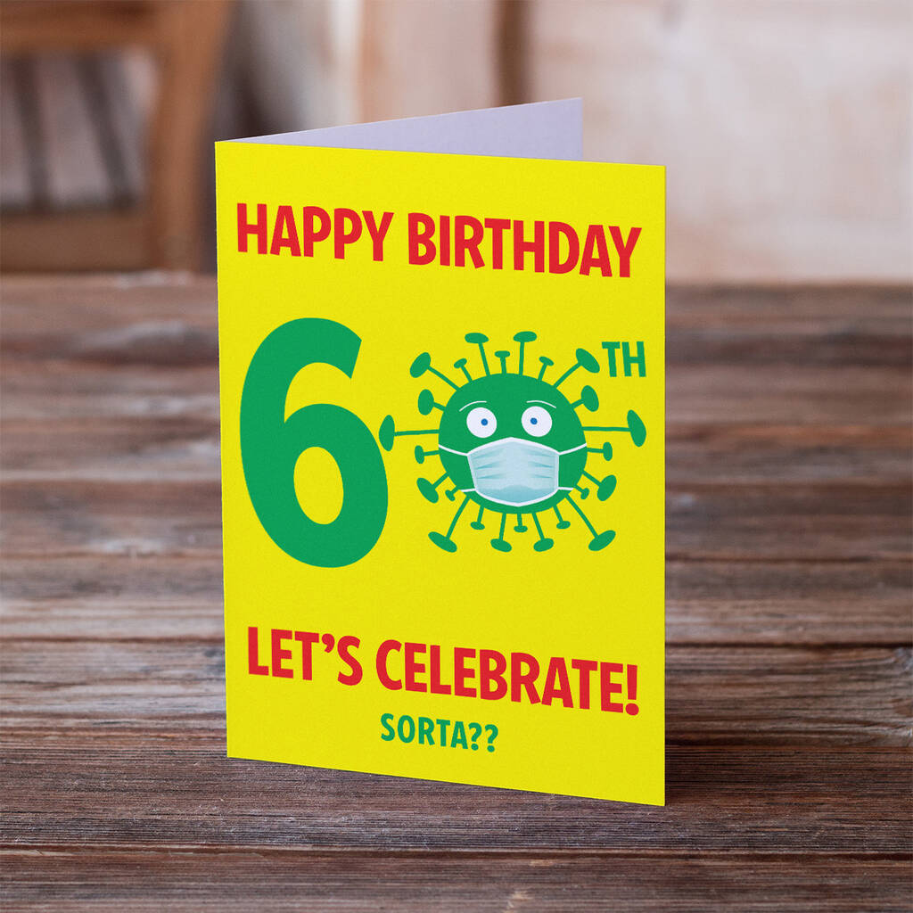 Lockdown Quarantine 60th Birthday Card By Wedfest Notonthehighstreet Com
