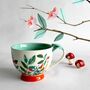 Large Porcelain Decorative Mug With Hidden Fox, thumbnail 6 of 6